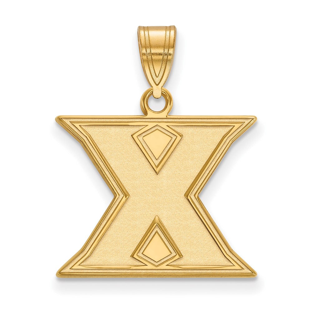 10K Yellow Gold Logoart Xavier University Letter X Medium Pendant