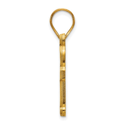 14K Yellow Gold Logoart Baylor University Bears Medium Pendant