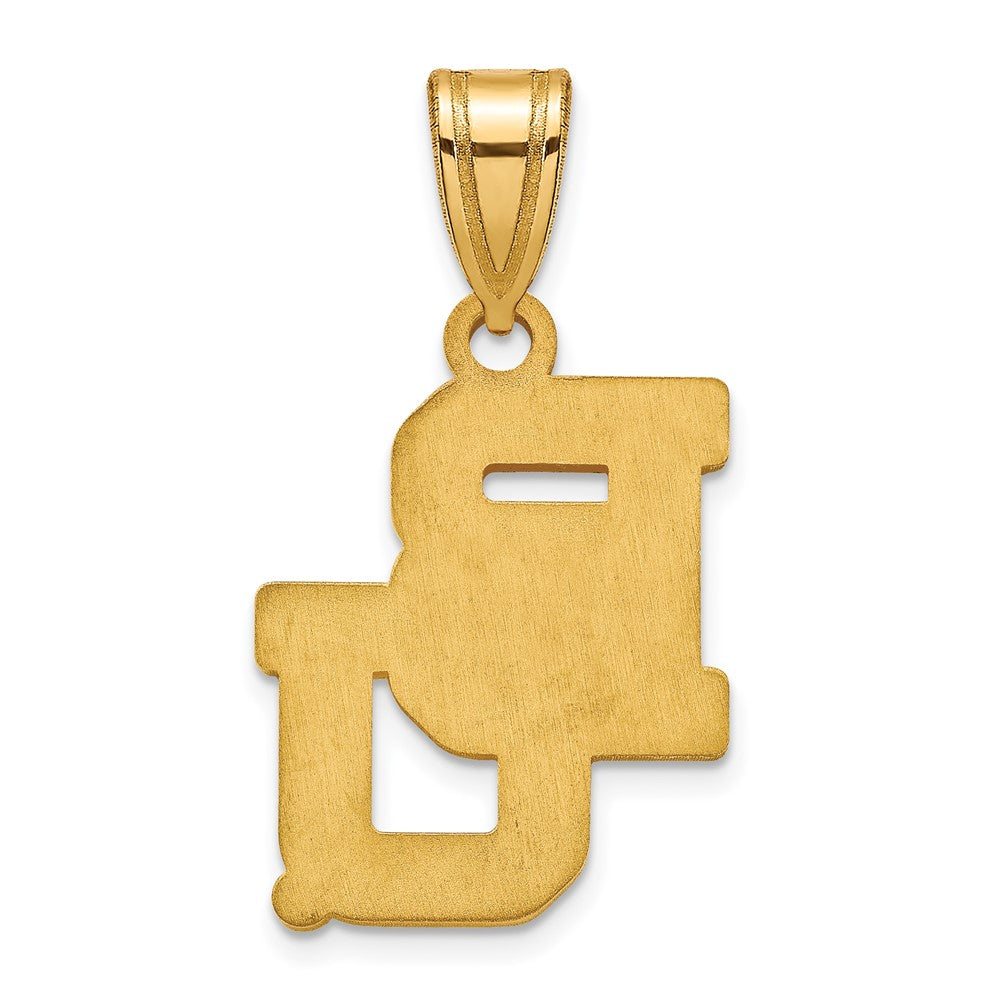 14K Yellow Gold Logoart Baylor University Bears Medium Pendant