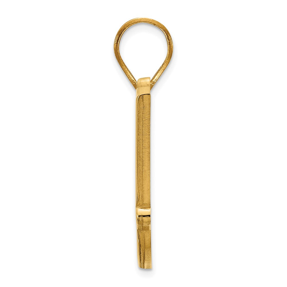 Gold Plated Sterling Silver Logoart Oklahoma State University O S U Medium Pendant