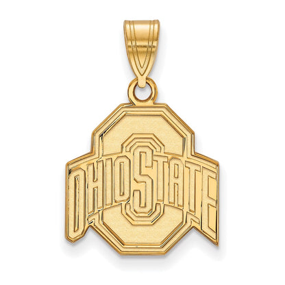 10K Yellow Gold Logoart The Ohio State University Medium Pendant