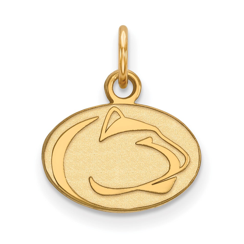 Gold Plated Sterling Silver Logoart Penn State University Lion Extra Small Pendant