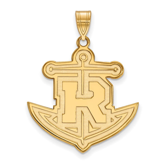 14K Yellow Gold Logoart Rollins College Anchor Extra Large Pendant