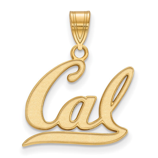 10K Yellow Gold Logoart University Of California Berkeley Medium Pendant