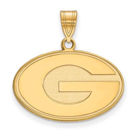 10K Yellow Gold Logoart University Of Georgia Letter G Medium Pendant