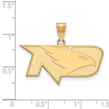 14K Yellow Gold Logoart University Of North Dakota Medium Pendant