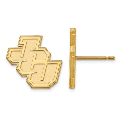 10K Yellow Gold Logoart John Carroll University Small Post Earrings