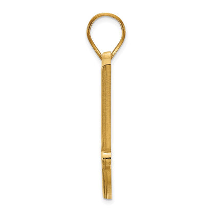 Gold Plated Sterling Silver Logoart Oklahoma State University O S U Large Pendant