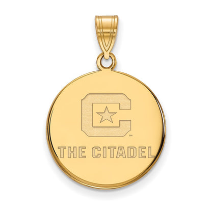 14K Yellow Gold 14Ky Logoart The Citadel Large Pendant