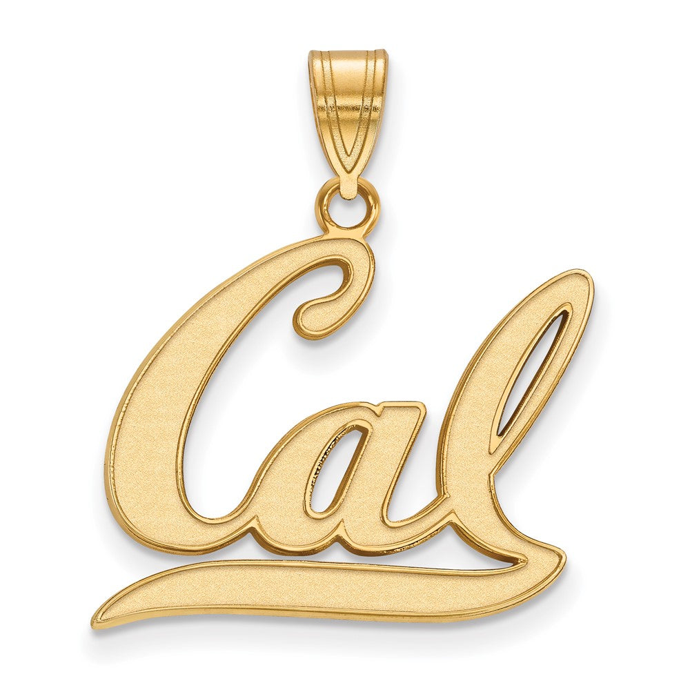 14K Yellow Gold Logoart University Of California Berkeley Large Pendant