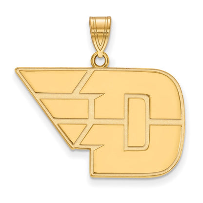 10K Yellow Gold Logoart University Of Dayton Large Pendant