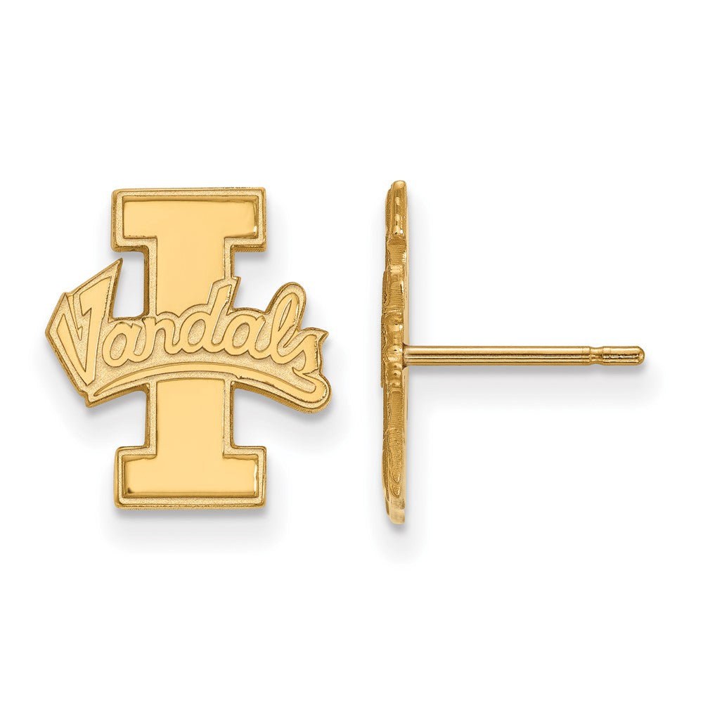 10K Yellow Gold Logoart University Of Idaho Vandals Small Post Earrings