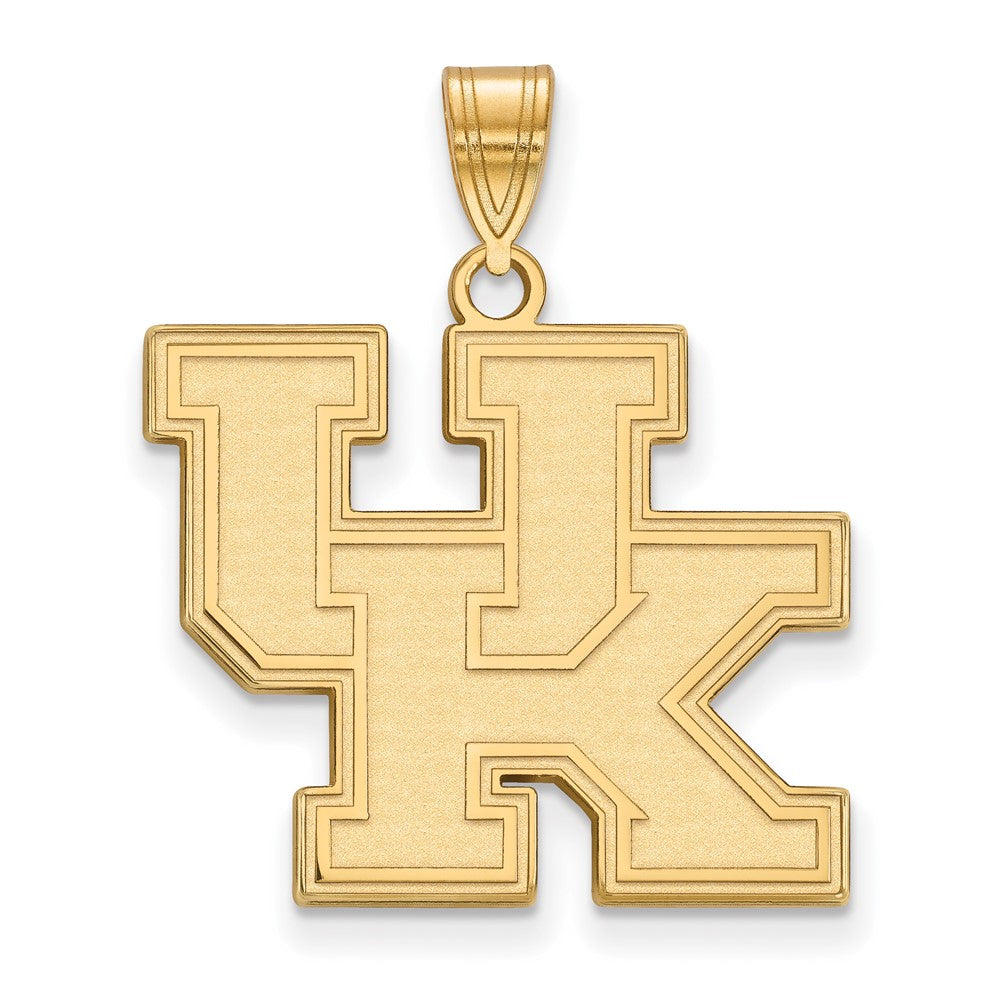10K Yellow Gold Logoart University Of Kentucky U K Large Pendant