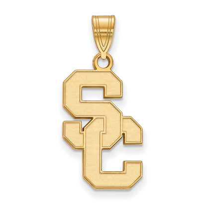 10K Yellow Gold University Of Southern California S C Large Pendant