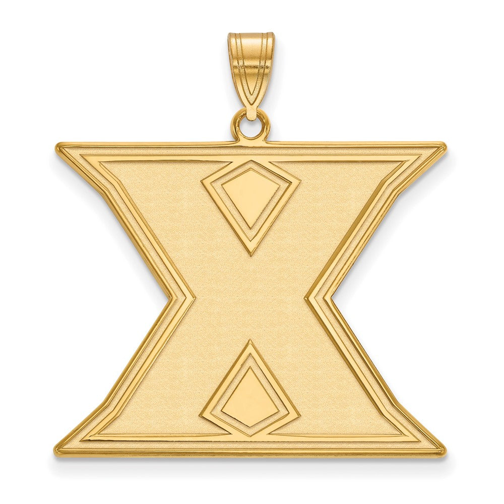 10K Yellow Gold Logoart Xavier University Letter X Extra Large Pendant