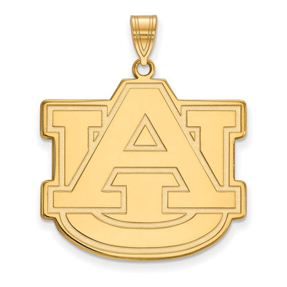 14K Yellow Gold Logoart Auburn University A U Extra Large Pendant