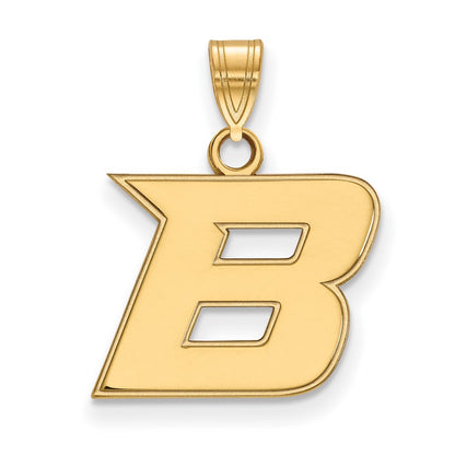 14K Yellow Gold Logoart Boise State University Letter B Small Pendant