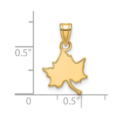 14K Yellow Gold Logoart Indiana State University I S Small Pendant