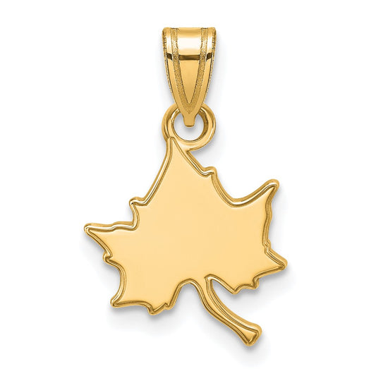 10K Yellow Gold Logoart Indiana State University I S Small Pendant