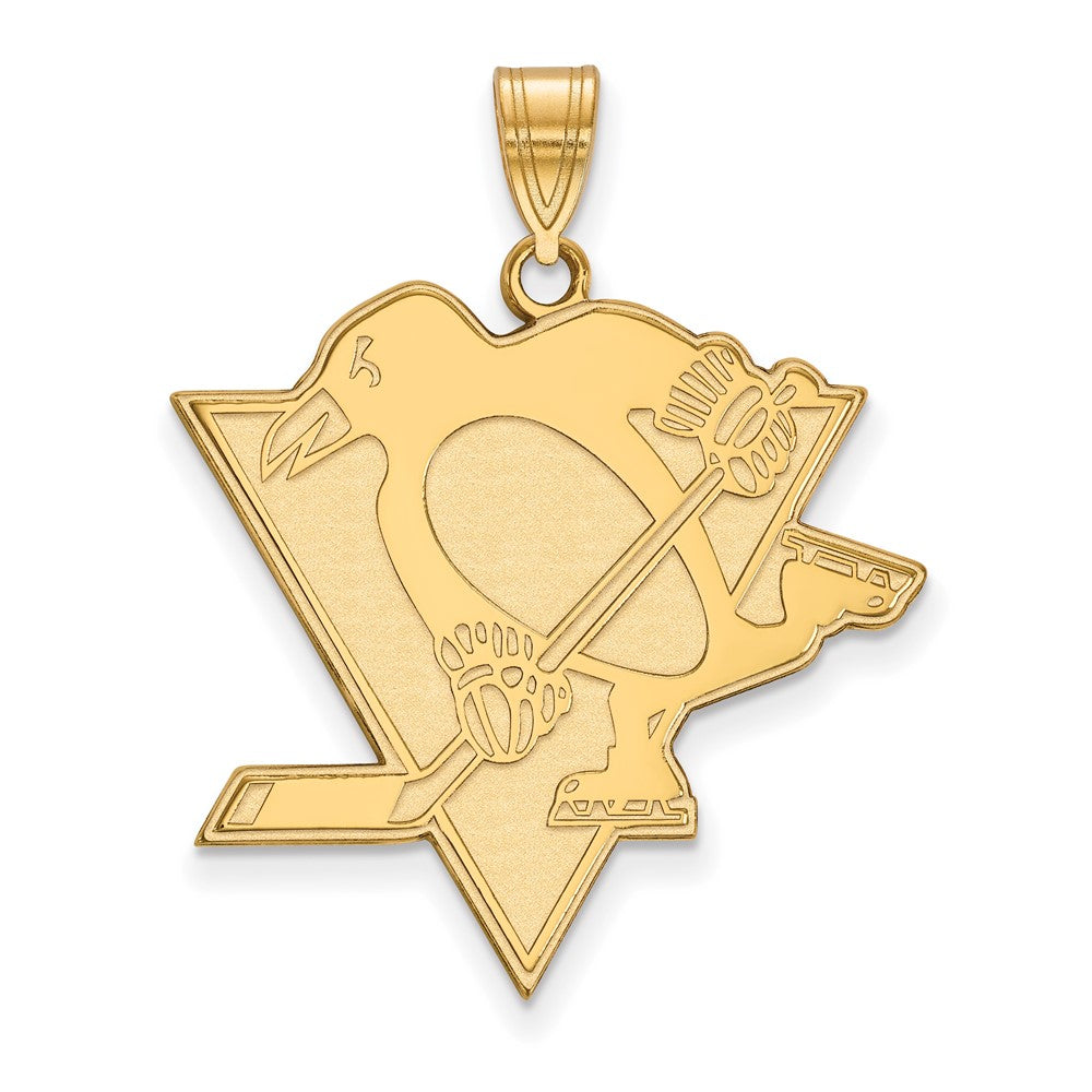10K Yellow Gold Pittsburgh Penguins Extra Large Pendant
