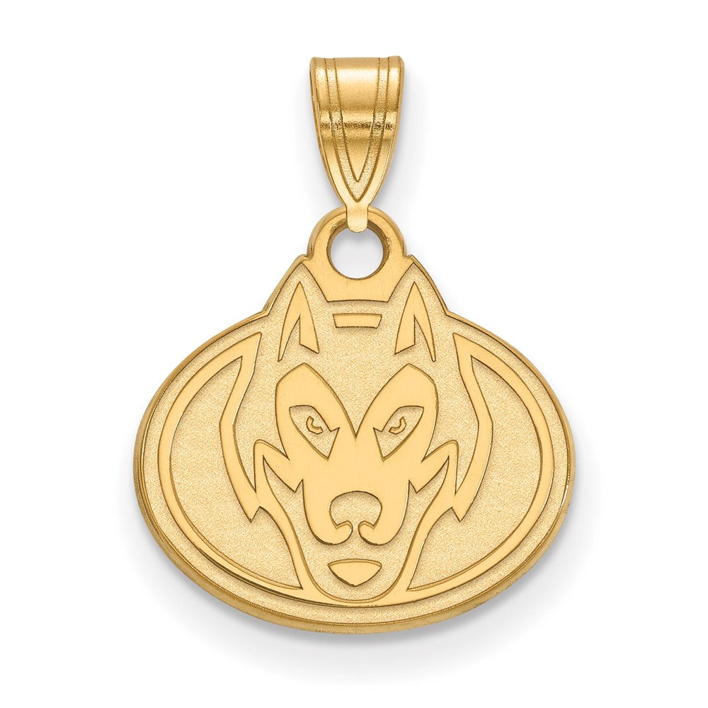 Gold Plated Sterling Silver Logoart St. Cloud State University Husky Small Pendant