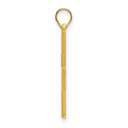 Gold Plated Sterling Silver Logoart West Virginia University W V Extra Large Pendant