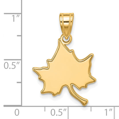 10K Yellow Gold Logoart Indiana State University I S Large Pendant