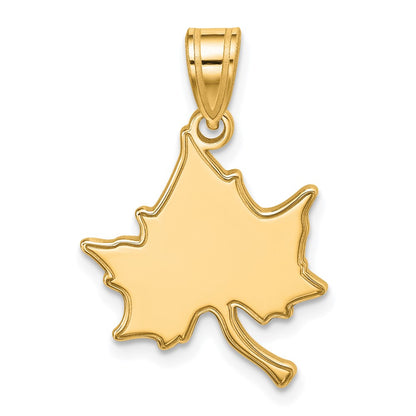 Gold Plated Sterling Silver Logoart Indiana State University I S Large Pendant