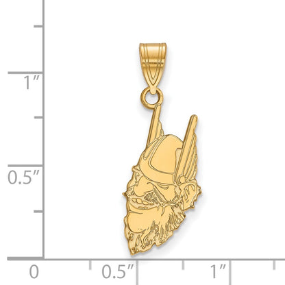 10K Yellow Gold Logoart University Of Idaho Joe Vandal Large Pendant