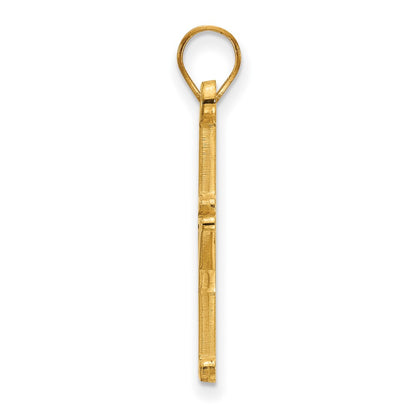 Gold Plated Sterling Silver Gp Logoart Vanderbilt University Large Pendant