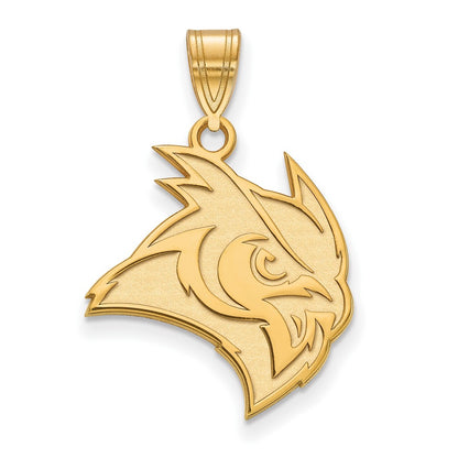 10K Yellow Gold Logoart Rice University Owl Large Pendant