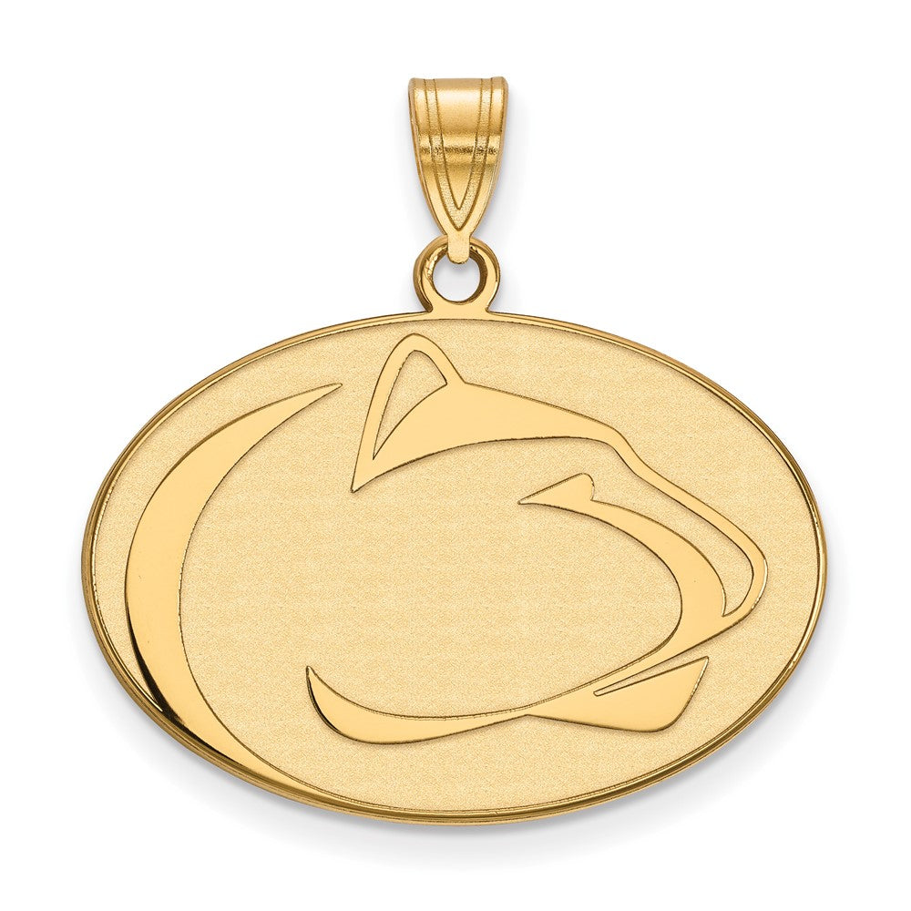 10K Yellow Gold Logoart Penn State University Lion Large Pendant