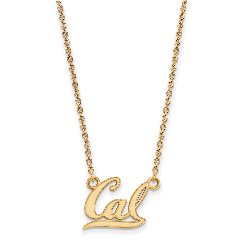 10K Yellow Gold Logoart University Of California Berkeley Small Pendant 18 Inch Necklace