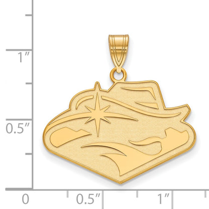 Gold Plated Sterling Silver Logoart University Of Nevada Las Vegas Large Pendant
