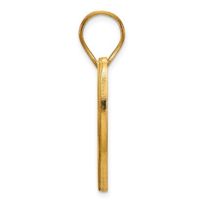 Gold Plated Sterling Silver Logoart Oklahoma State University O S U Heart Pendant