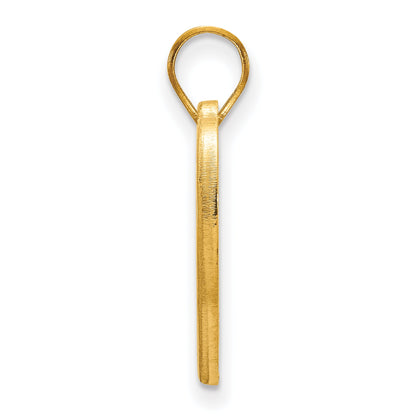 Gold Plated Sterling Silver Logoart Indiana University I U Heart Pendant