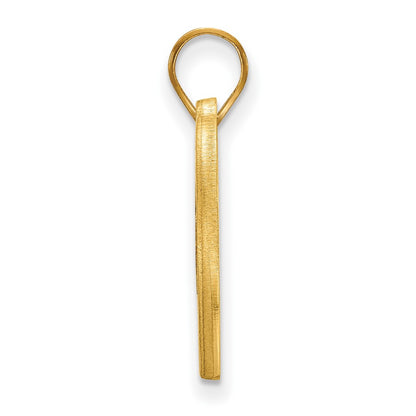 Gold Plated Sterling Silver Logoart Kansas State University Wildcat Heart Pendant