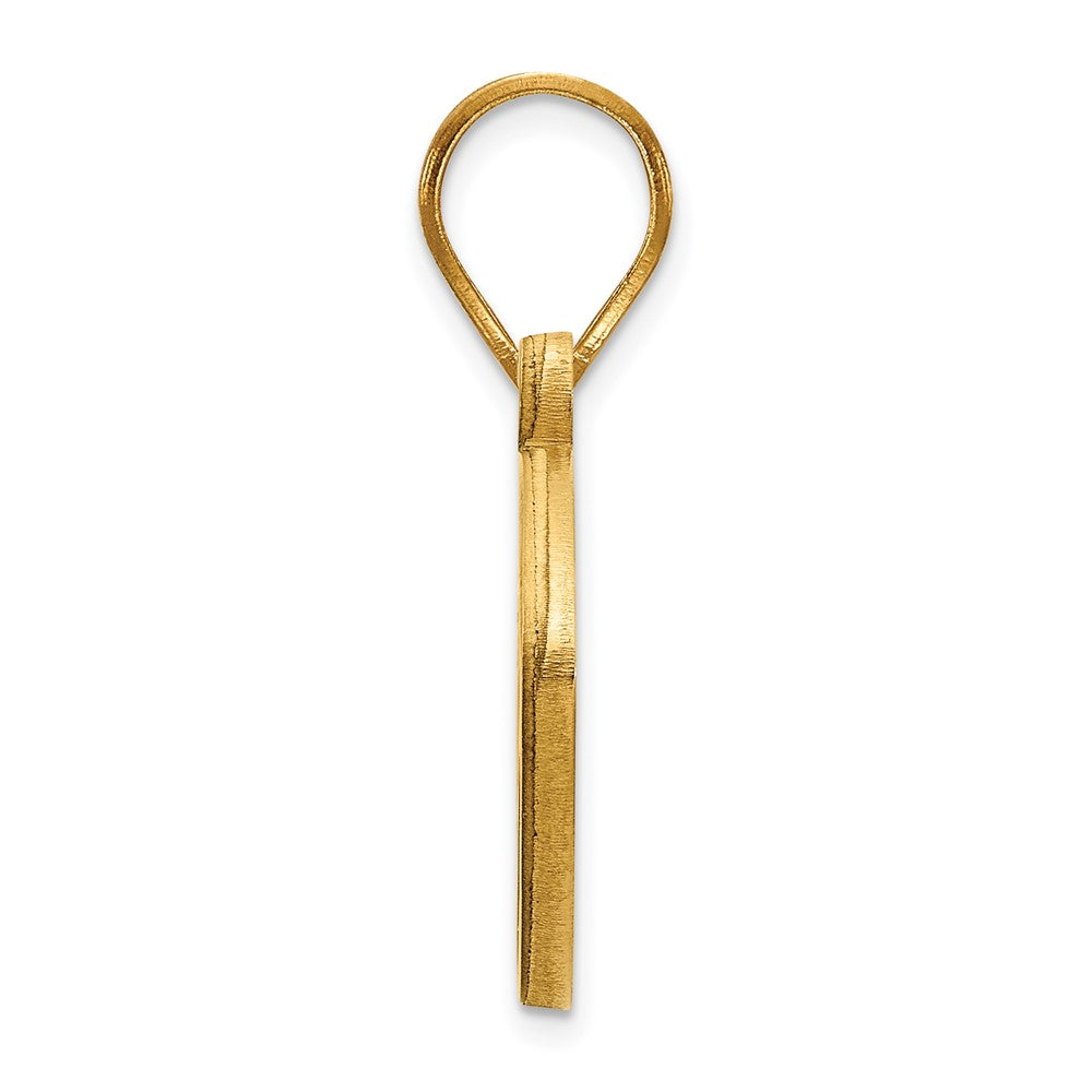 Gold Plated Sterling Silver Logoart Oklahoma State University O S U Football Pendant