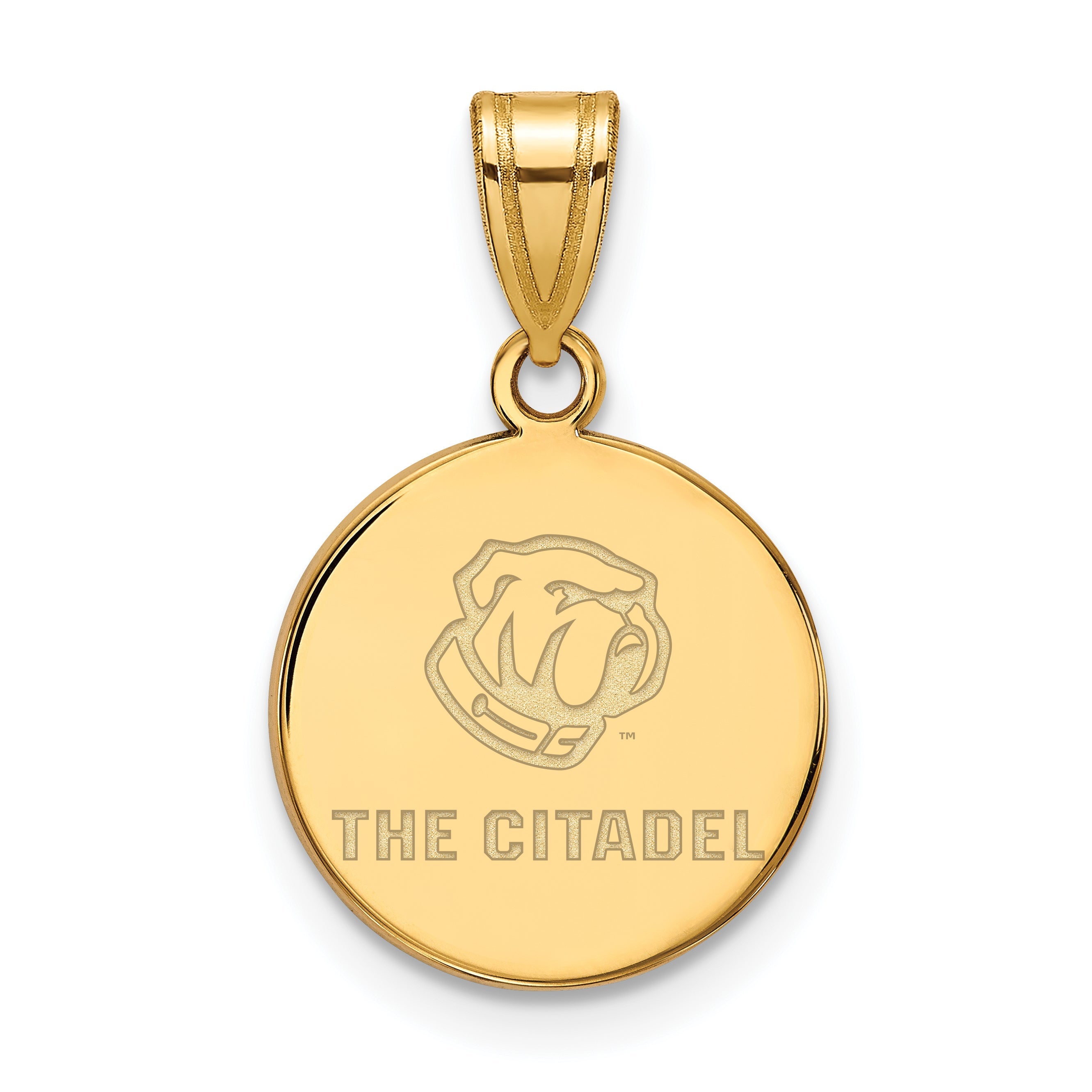 14K Yellow Gold 14Ky Logoart The Citadel Medium Pendant