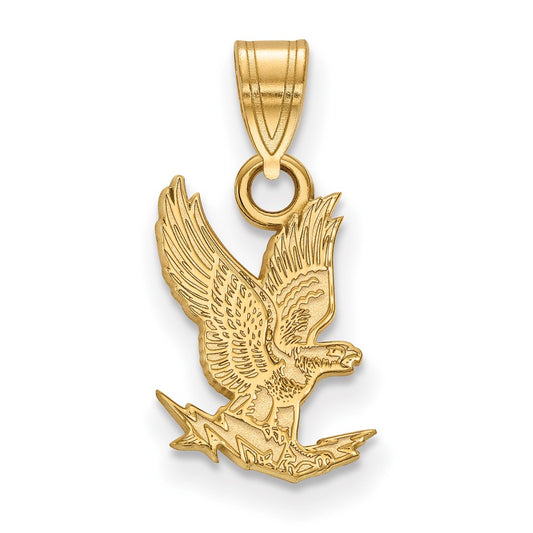 10K Yellow Gold Logoart United States Air Force Academy Falcon Small Pendant