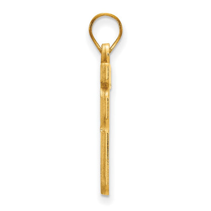 10K Yellow Gold 10Ky Logoart Southern Illinois University Large Pendant