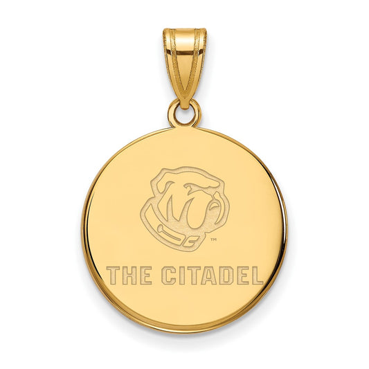 14K Yellow Gold 14Ky Logoart The Citadel Large Pendant