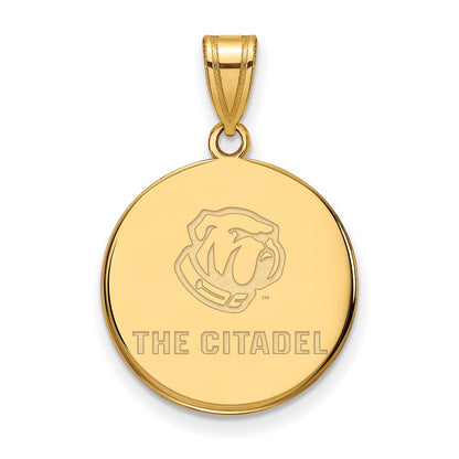 10K Yellow Gold 10Ky Logoart The Citadel Large Pendant