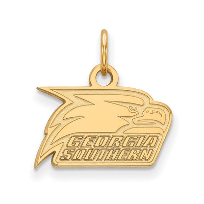 10K Yellow Gold Logoart Georgia Southern University Eagle Extra Small Pendant