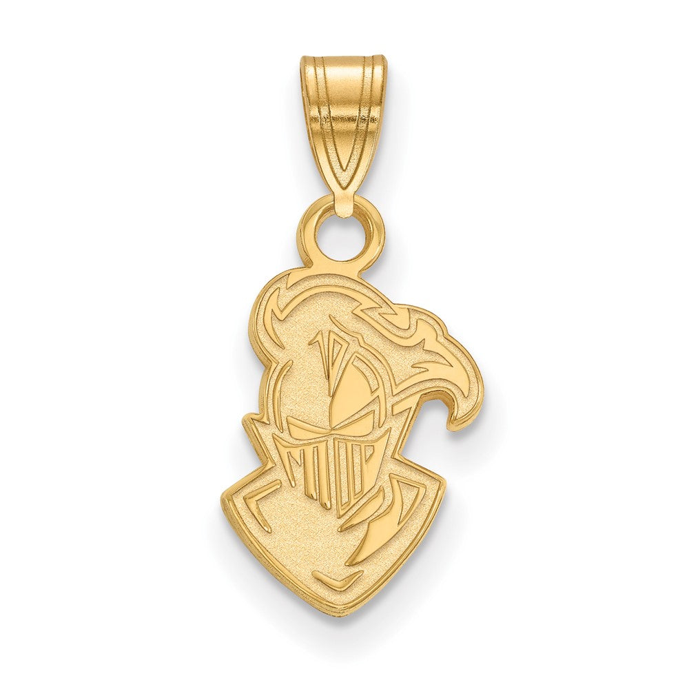 14K Yellow Gold Logoart Furman University Paladin Small Pendant