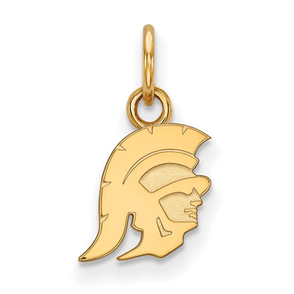 Gold Plated Sterling Silver University Of Southern California Trojan Extra Small Pendant