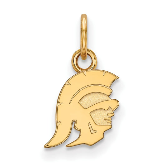 Gold Plated Sterling Silver University Of Southern California Trojan Extra Small Pendant