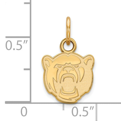 Gold Plated Sterling Silver Logoart Baylor University Extra Small Pendant