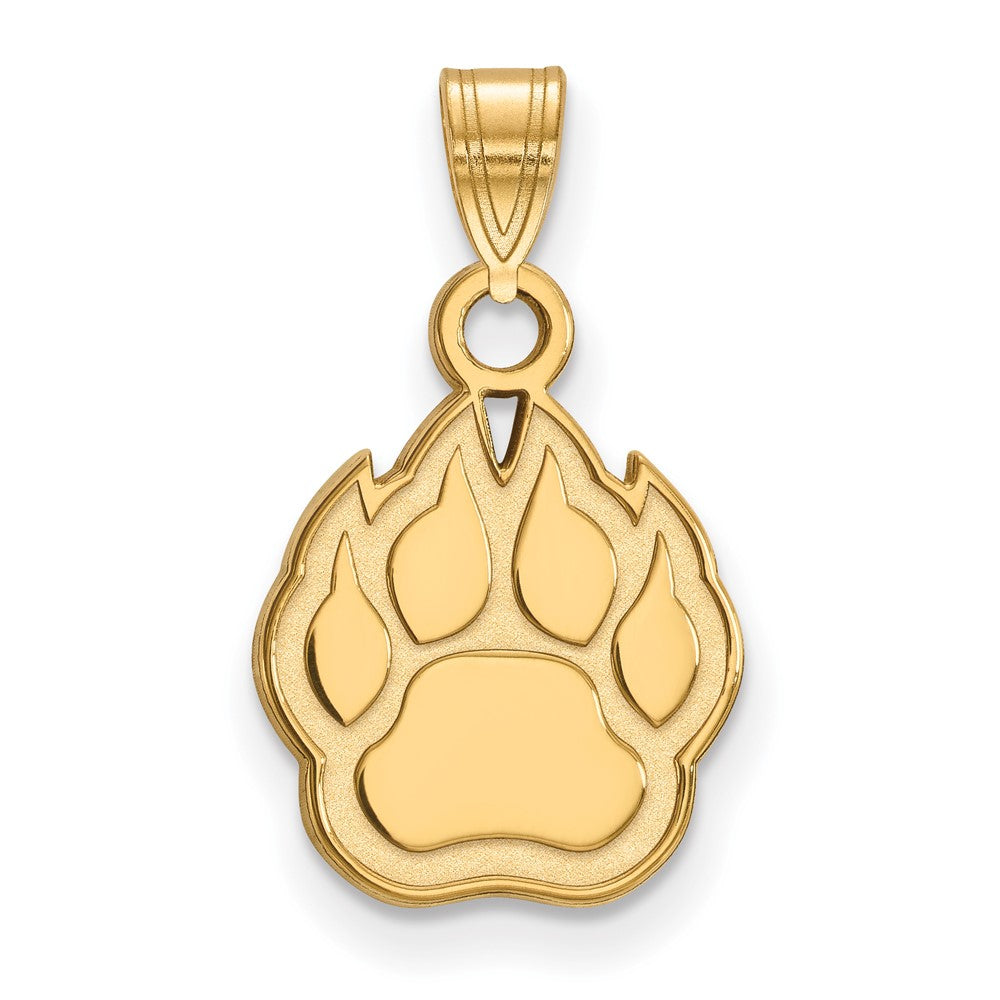 10K Yellow Gold Logoart Northern Illinois University Paw Small Pendant