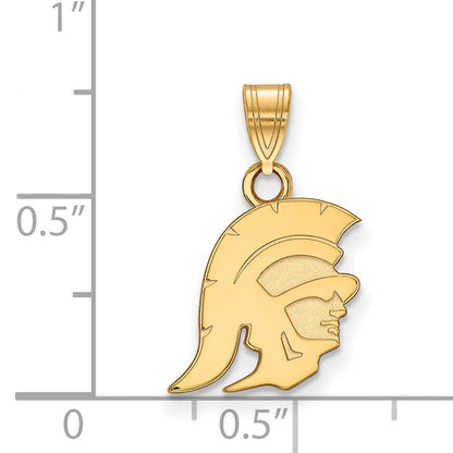 Gold Plated Sterling Silver University Of Southern California Trojan Small Pendant